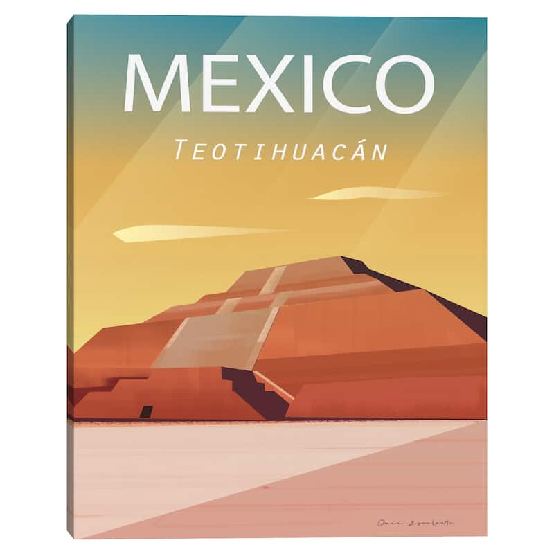 Mexico by Omar Escalante Canvas Art Print