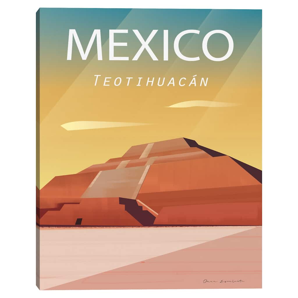 Mexico by Omar Escalante Canvas Art Print