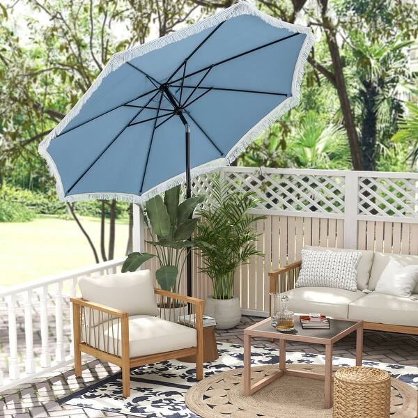 brella lights patio umbrella lighting Brella Lights Outdoor Patio Lighting System for 6-Rib Umbrellas - White -  Bed Bath & Beyond