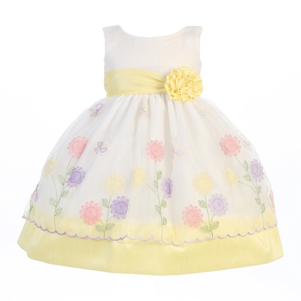 2t yellow dress