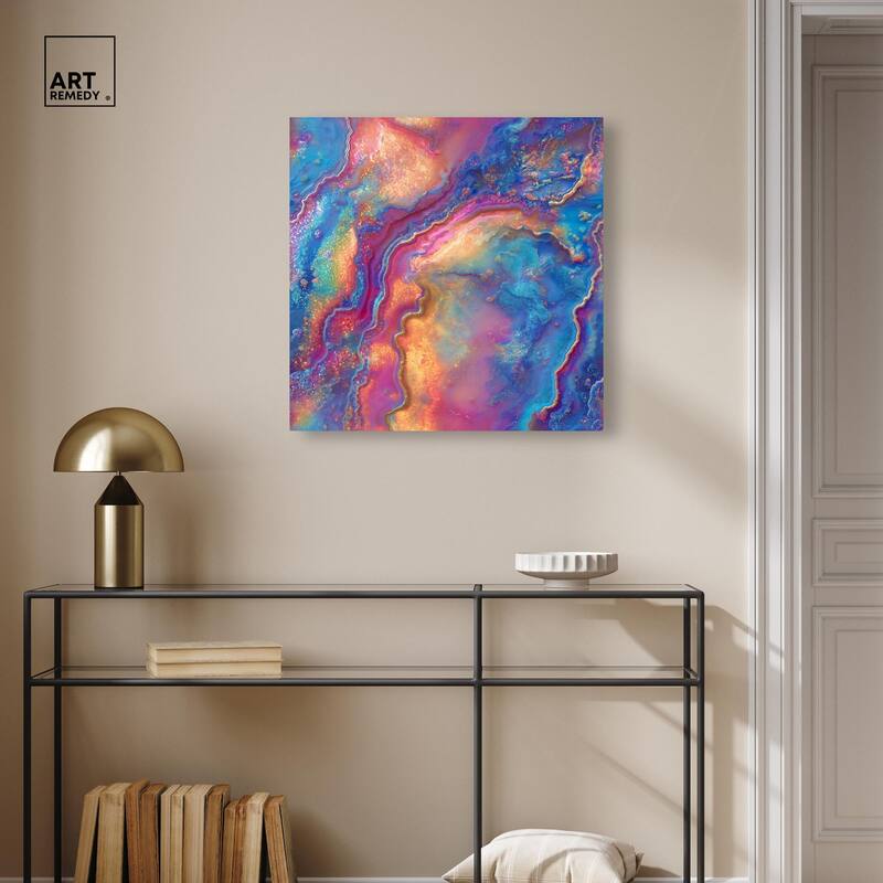 Glittering Spectrum II Canvas by Art Remedy, Gallery Wrapped