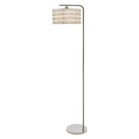 Maisie River of Goods Glam Silver Chrome 61.5-Inch Floor Lamp