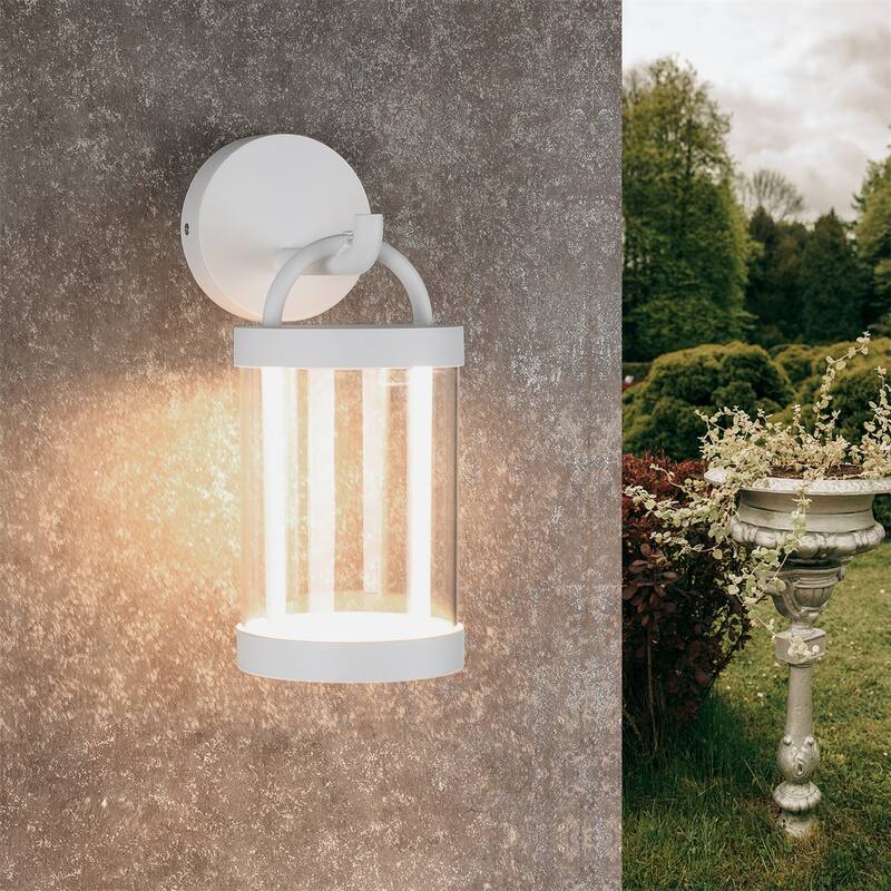 Outdoor Wall Lantern Exterior Wall LED Outdoor Light Fixture Outdoor Wall Light Porch & Patio Lights,Large,Waterproof for Garage