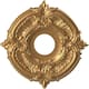 3 1/2" Inside Diameter - Attica Thermoformed PVC Ceiling Medallion - 13" Outside Diameter - Bright Coat Gold