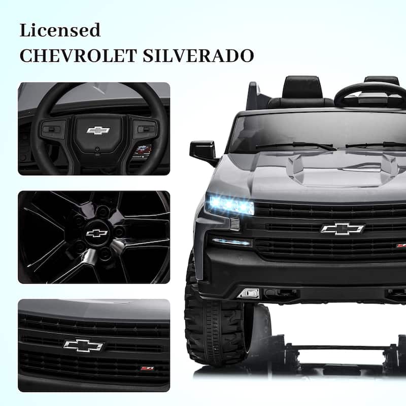24V 2-Seater Truck Licensed Chevrolet Silverado Ride On Toy