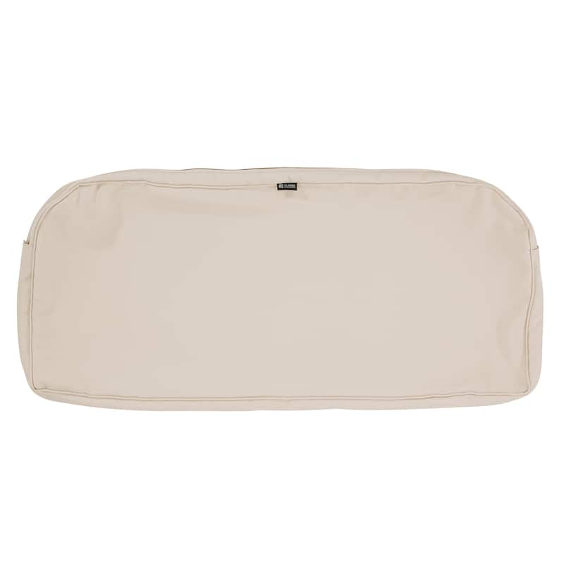 Classic Accessories Montlake FadeSafe Water-Repellent Outdoor Bench Cushion, 41"W x 18"D x 3"T