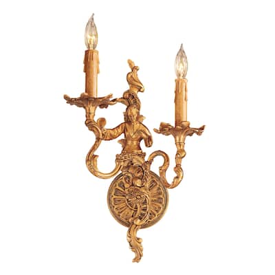 Metropolitan 2 Light Candle-Style Double Wall Sconce
