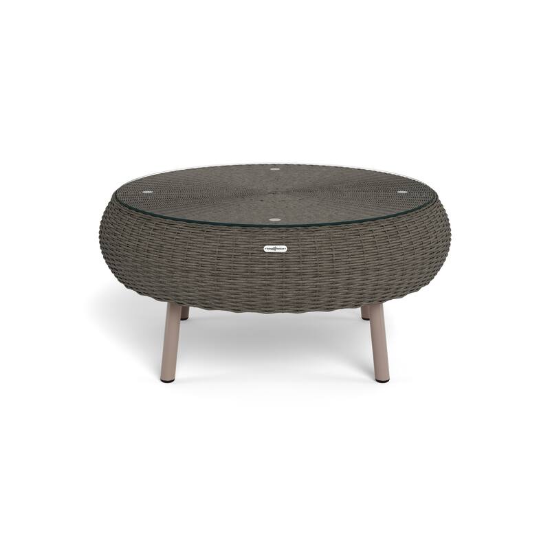 Tortuga Round Outdoor Wicker Coffee Table