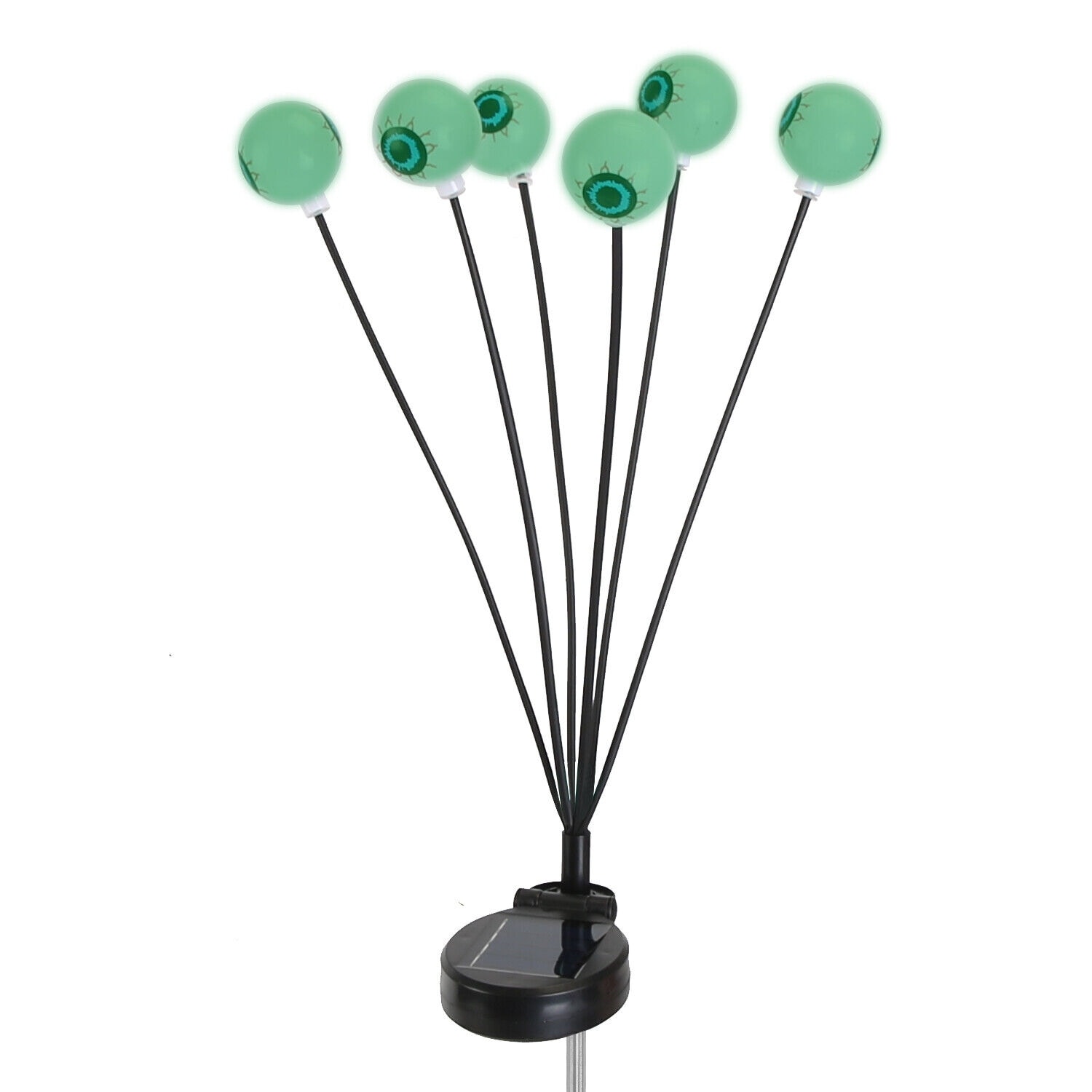 2-Pack Solar Eyeball Lights Outdoor Halloween Decor