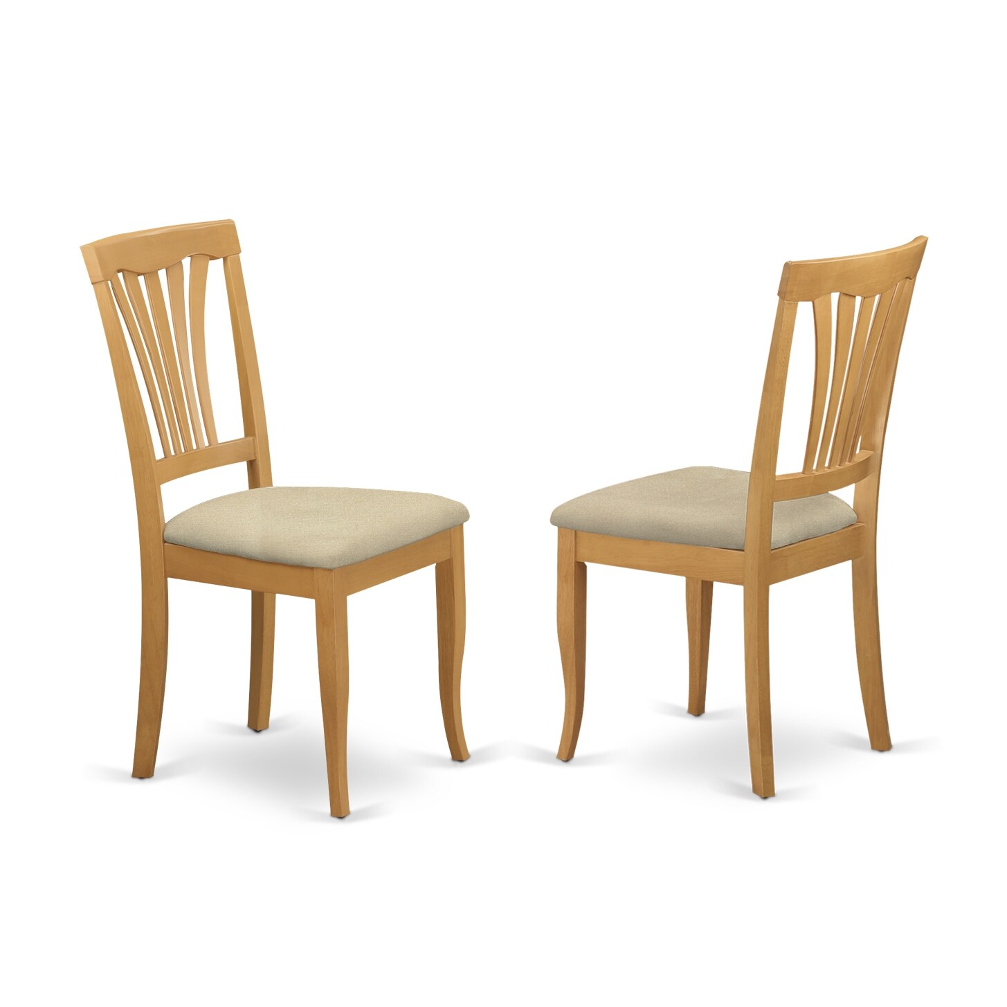 Oak Round Kitchen Table and 4 Kitchen Chairs 5-piece ...