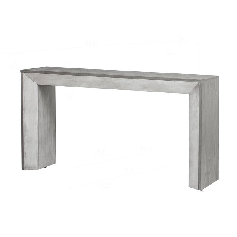 Versatile Elegant Console Table with Quality Wood Veneer