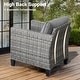 preview thumbnail 14 of 82, OVIOS 5-Piece Outdoor Wicker Patio Conversation Set