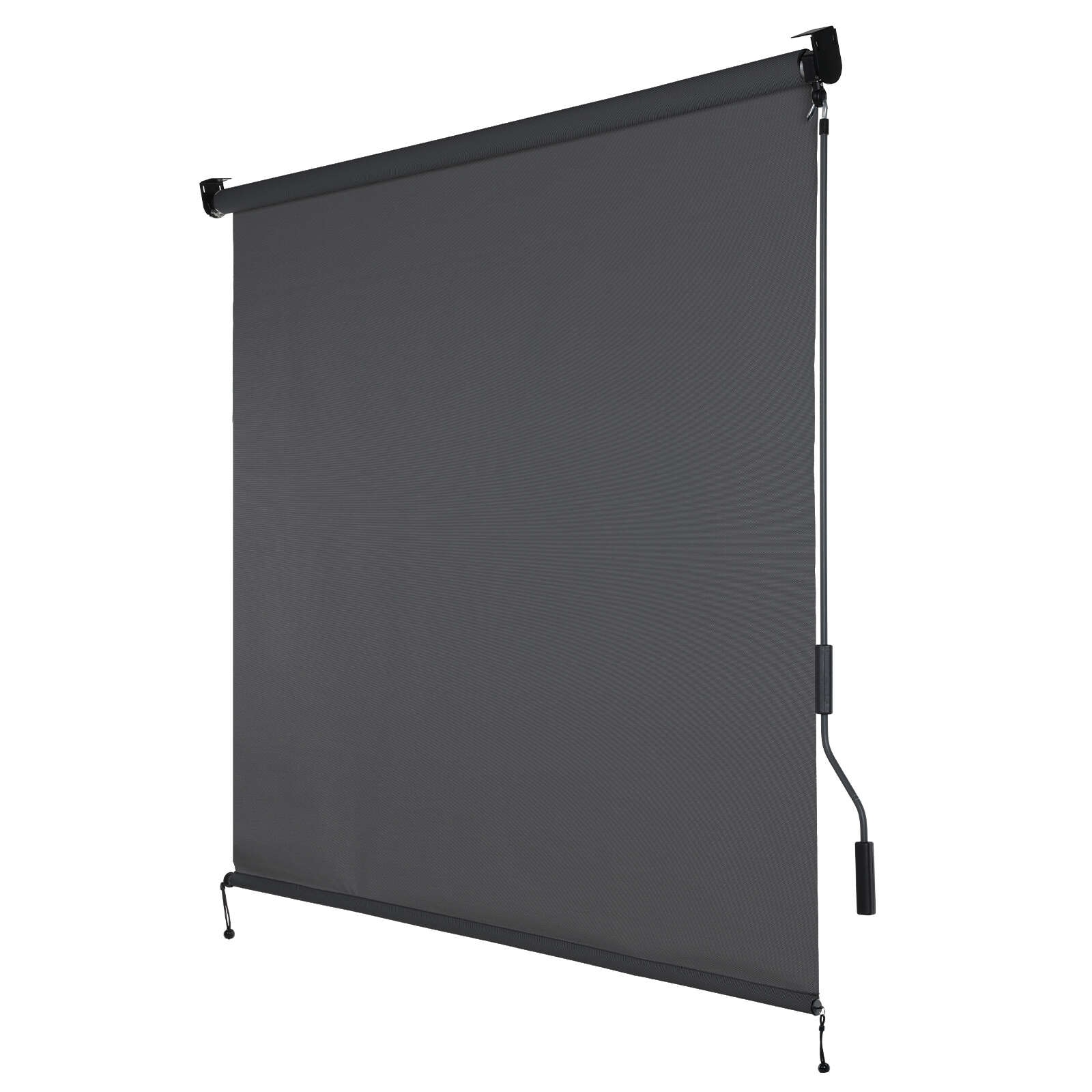 Aoodor 5% Openness Cordless Solar Fabric Roller Shade, 95% UV Protection Blinds