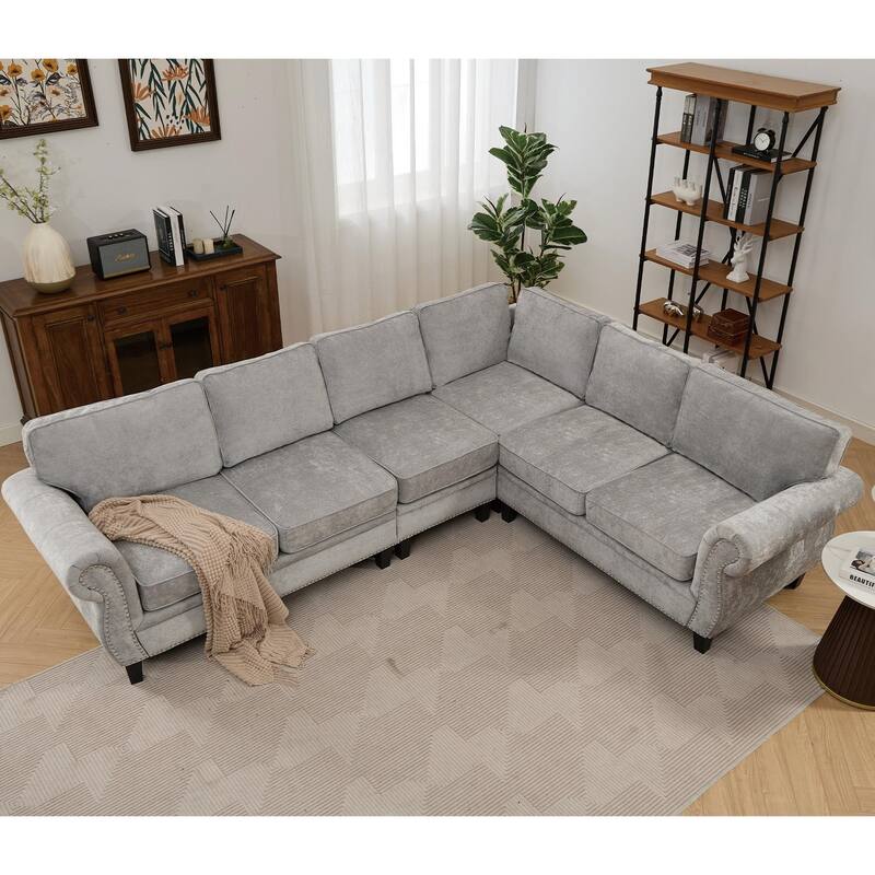 109.5" Modular Sectional Sofa