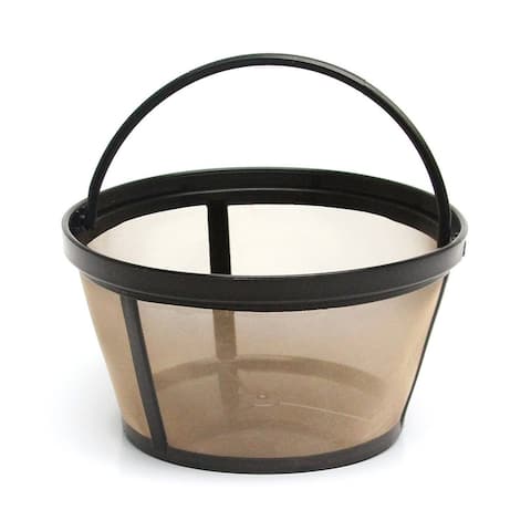 Premium Mr. Coffee Reusable Basket Style Filter Replacement, Replaces Mr Coffee 8-12 Cup Basket Filters, BPA Free (1 Pack)