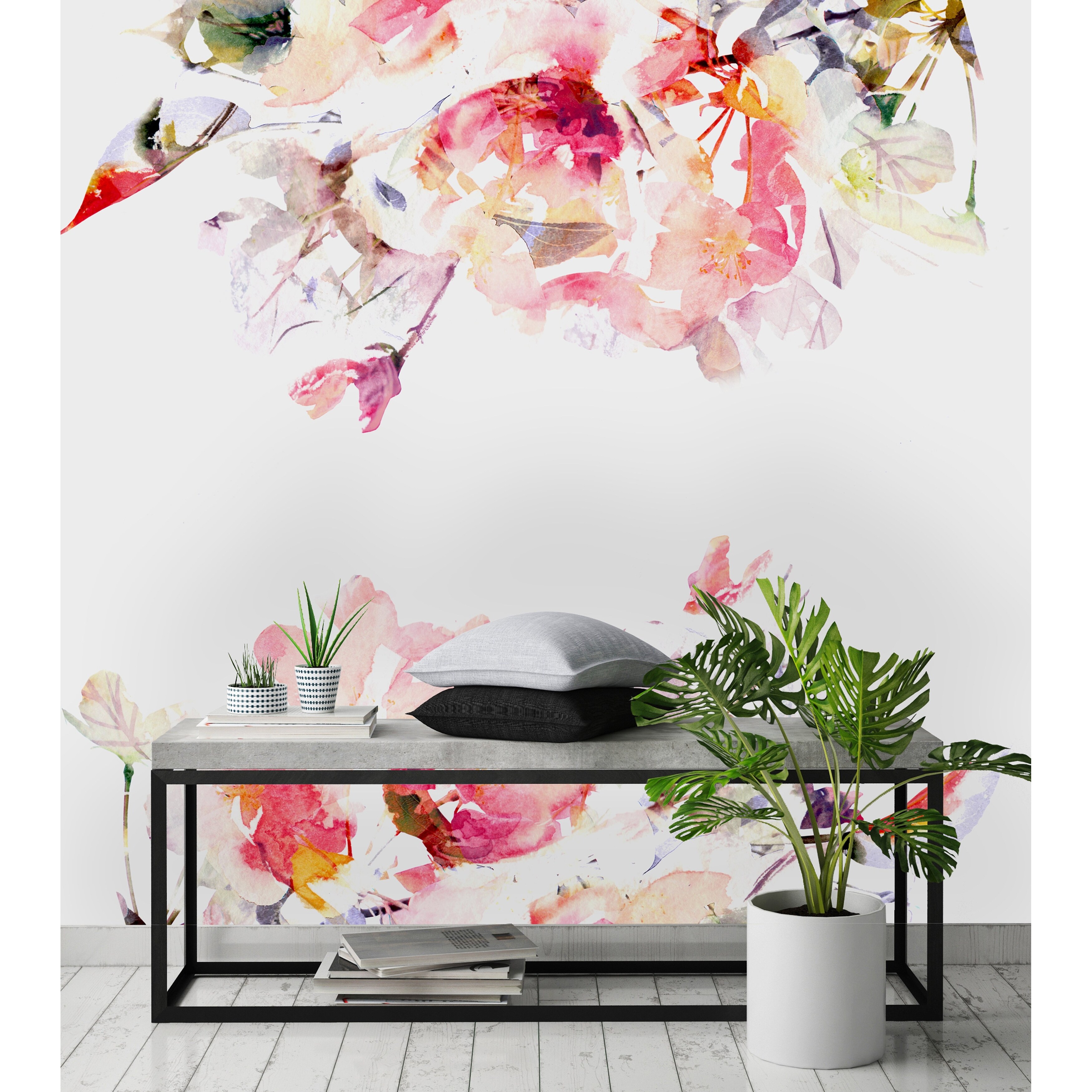 spring flowers wallpaper mural