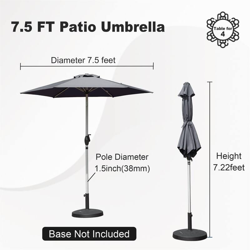 7.5FT Patio Umbrella