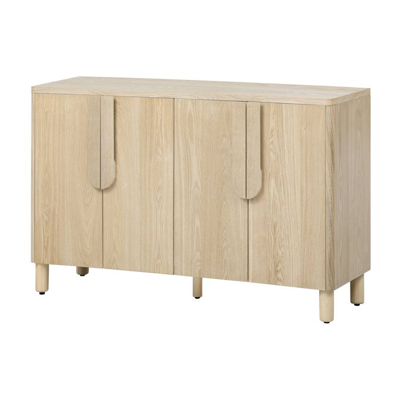 48 Inch Buffet Sideboard Cabinet with Adjustable Shelves