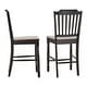 preview thumbnail 12 of 10, Brunico Two-Tone Counter Height Chairs (Set of 2)