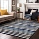 preview thumbnail 43 of 132, Premium Washable Super Soft Stripe Mayfield Rug Navy - 10' x 14'