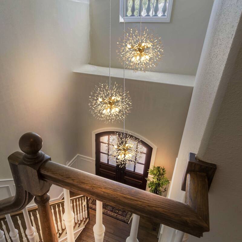 24/40-Lights Modern Glam Globe Crystal Chandelier
