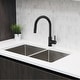 preview thumbnail 15 of 15, STYLISH Stainless Steel Single Handle Pull Down Kitchen Faucet Lead Free - Faucet Height: 14 1/8" | Spout Height: 6 3/4"
