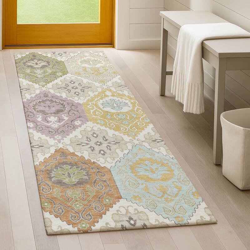 Machine Washable Indoor/ Outdoor Global Bayfield Chantille Rug