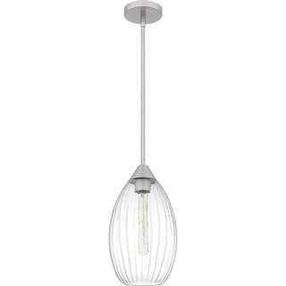 Marza 1-Light Brushed Nickel Mini Pendant