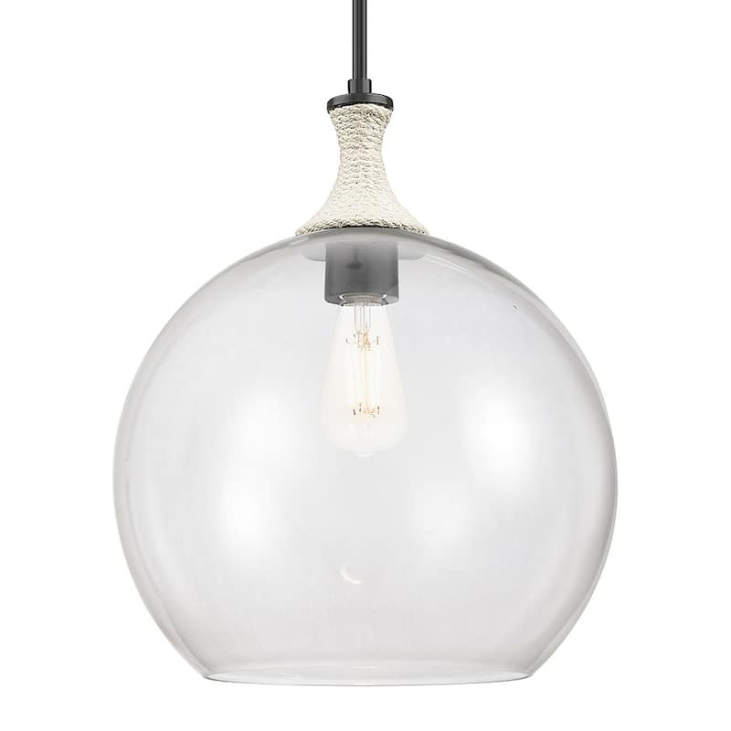 Innovations Lighting 415-1SR-G122-14 Astor 14" Wide Rope Detailed - Matte Black