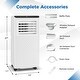 preview thumbnail 3 of 8, Gymax 8000 BTU Portable Air Conditioner 3 in 1 Floor AC Unit w/ Fan &
