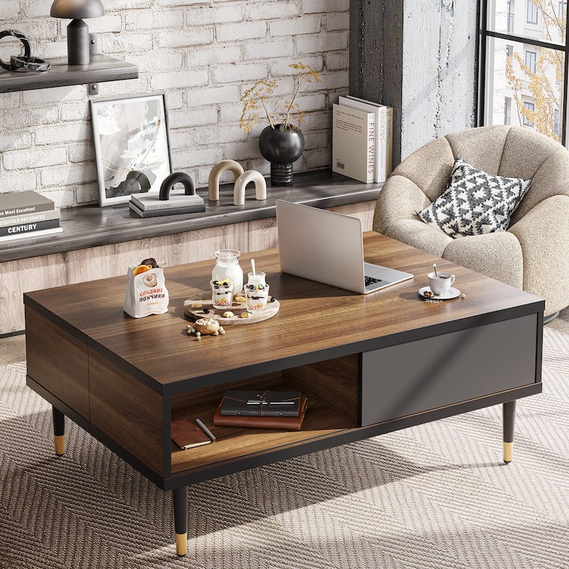 Modern TV Stand up to for 85 inch TVs Entertainment Center with Storage - 80 inch