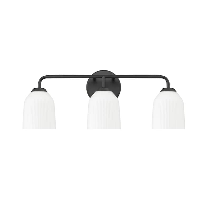 Millennium Lighting Norah 3 Light Vanity Fixture - 3 Light - Matte Black