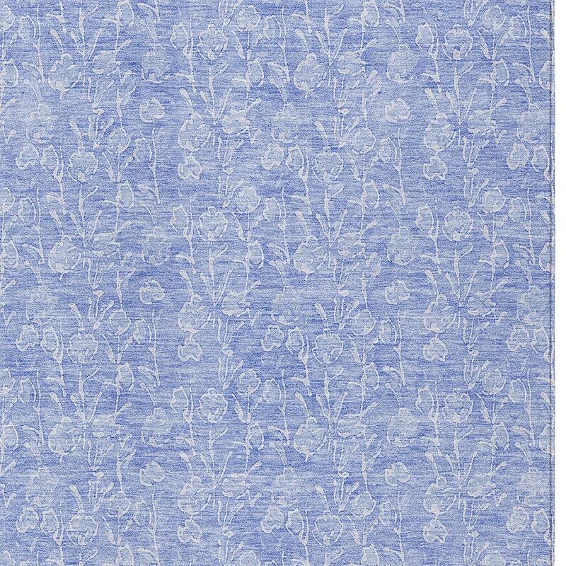 HomeRoots Floral Transitional Rectangle Outdoor Rug