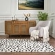 preview thumbnail 14 of 68, Hauteloom Cansu Living Room, Bedroom Area Rug - Contemporary - Plush Pile - Black - 2' x 3'