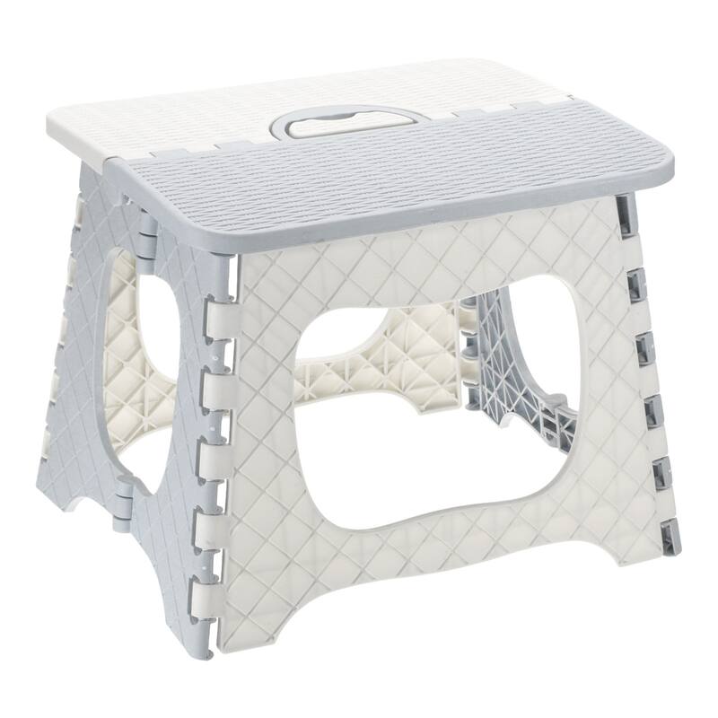 9" Folding Step Stool for Bathroom 275 lbs Capacity Indoors/Outdoors - 11 x 9.3 x 9.1inch