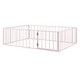 preview thumbnail 6 of 30, Full Size Metal Floor Bed Frame with Fence and Door for Kids