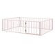 preview thumbnail 57 of 73, Metal Floor Bed Kids Open Frame with Fence and Door, Playhouse Bed for Kids Girls Boys