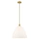 Option Brushed Brass / Matte White