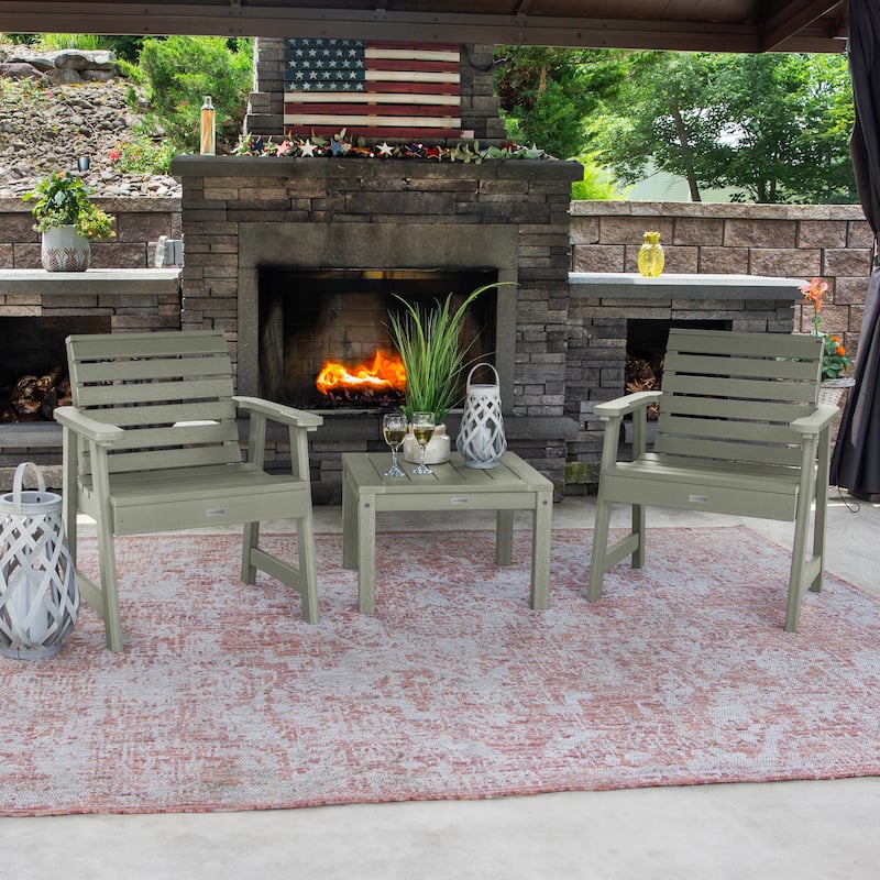 HIGHWOOD Weatherly Garden Chairs Conversation Set