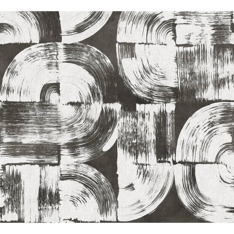 REMIX Walls by Katie Hunt Brushstrokes Charcoal Grey Wall Mural