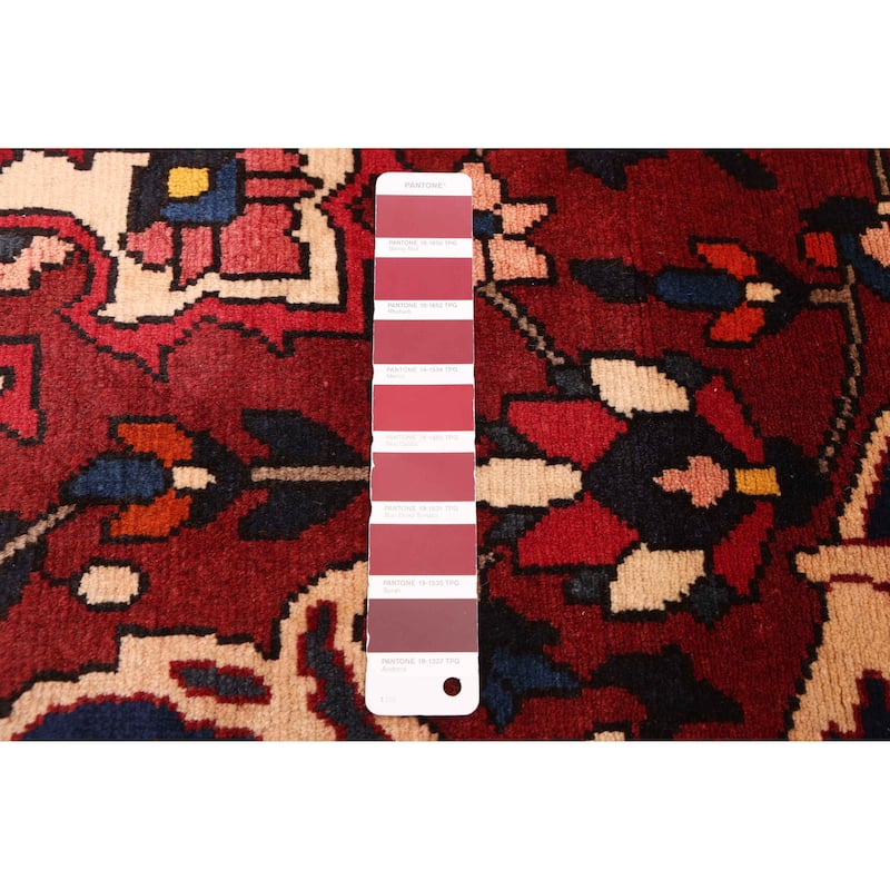 ECARPETGALLERY Hand-knotted Kayseri Vintage Dark Red Wool Rug - 5'7 x 8'6