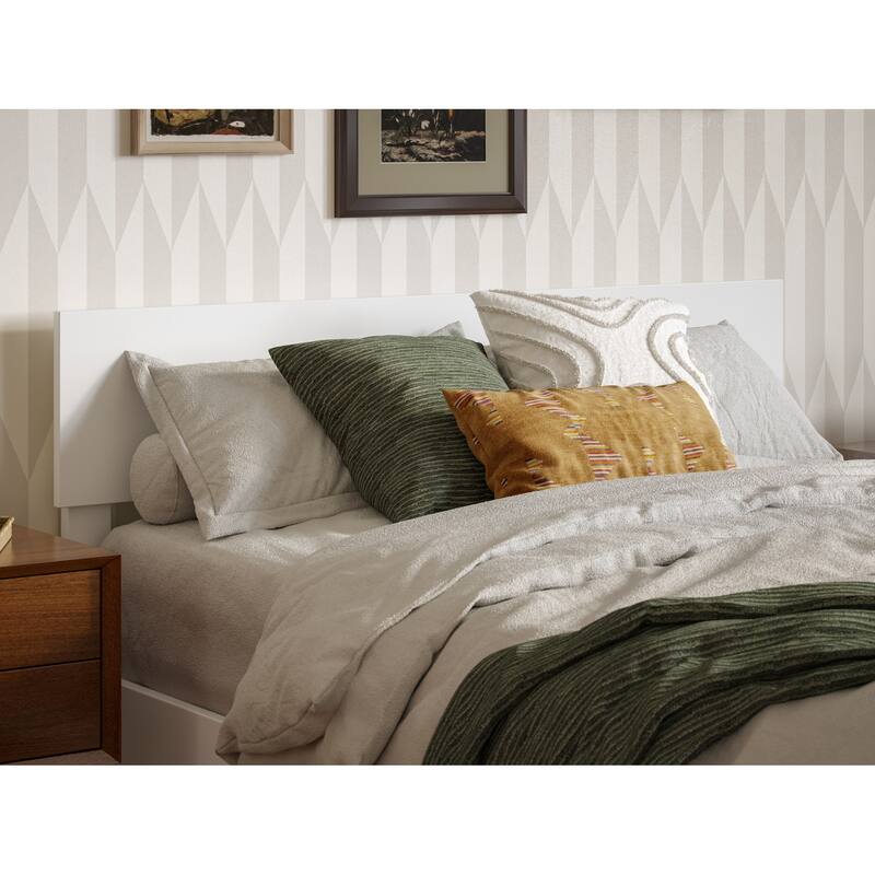 Aria Solid Wood Modern Low Profile Platform Bed