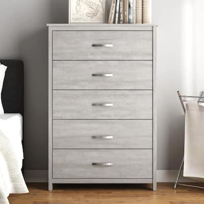 GALANO Layton 5-Drawer Chest of Drawers with Ultra Fast Assembly 47.7 in. × 15.7 in. × 31.5 in.