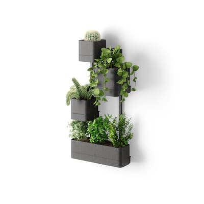 Umbra CUBIKO WALL PLANTER BLACK