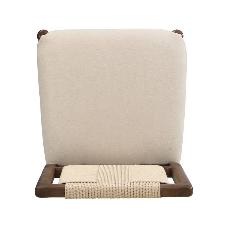 Christopher Knight Home - Modern 5 Piece Wooden Dining Set with Woven Back Upholstered Chairs