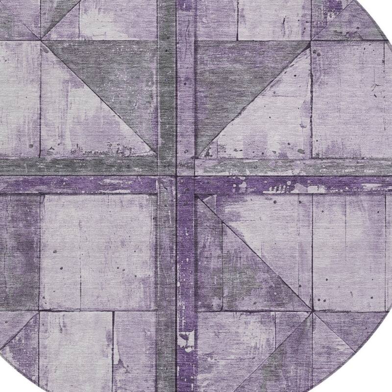 HomeRoots Geometric Transitional Rectangle Outdoor Rug