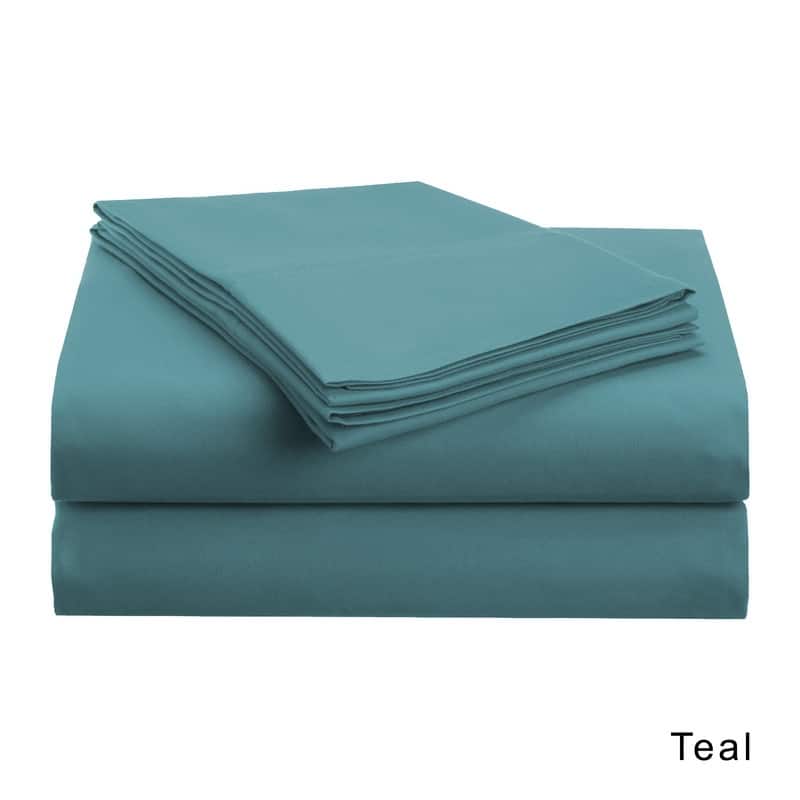 Superior Brushed Microfiber Solid Deep Pocket Sheet Set - California King - Teal