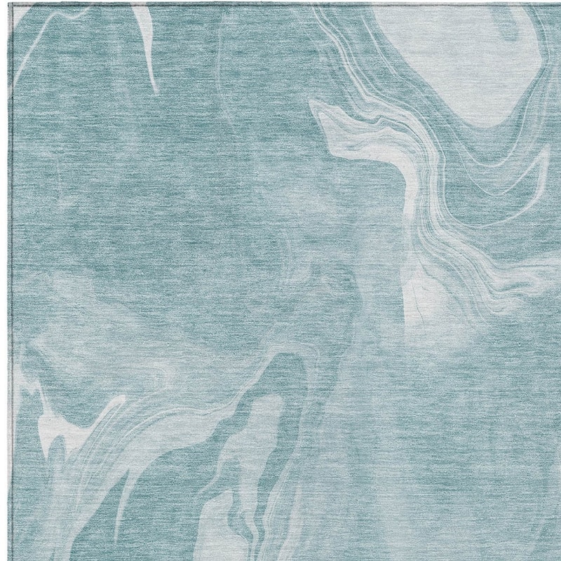 HomeRoots Abstract Transitional Rectangle Outdoor Rug
