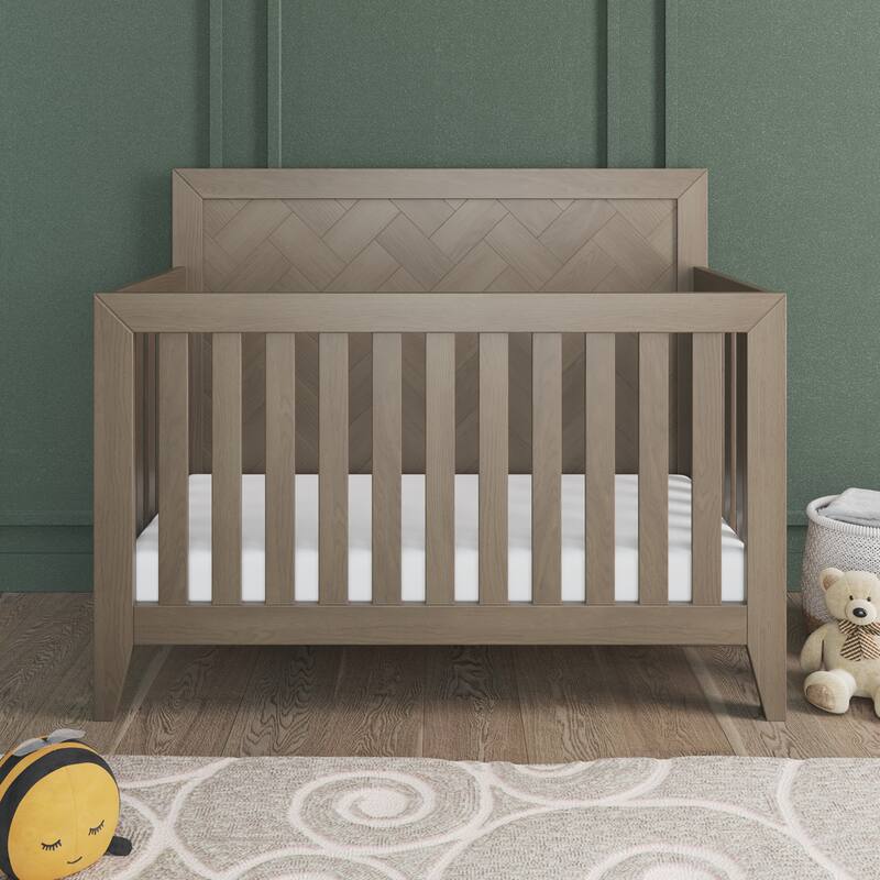 Child Craft Kieran 4-in-1 Convertible Crib - Crescent Gray