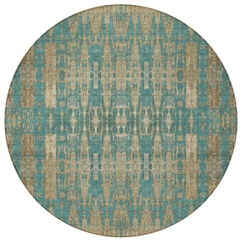 HomeRoots Moroccan Transitional Rectangle Outdoor Rug